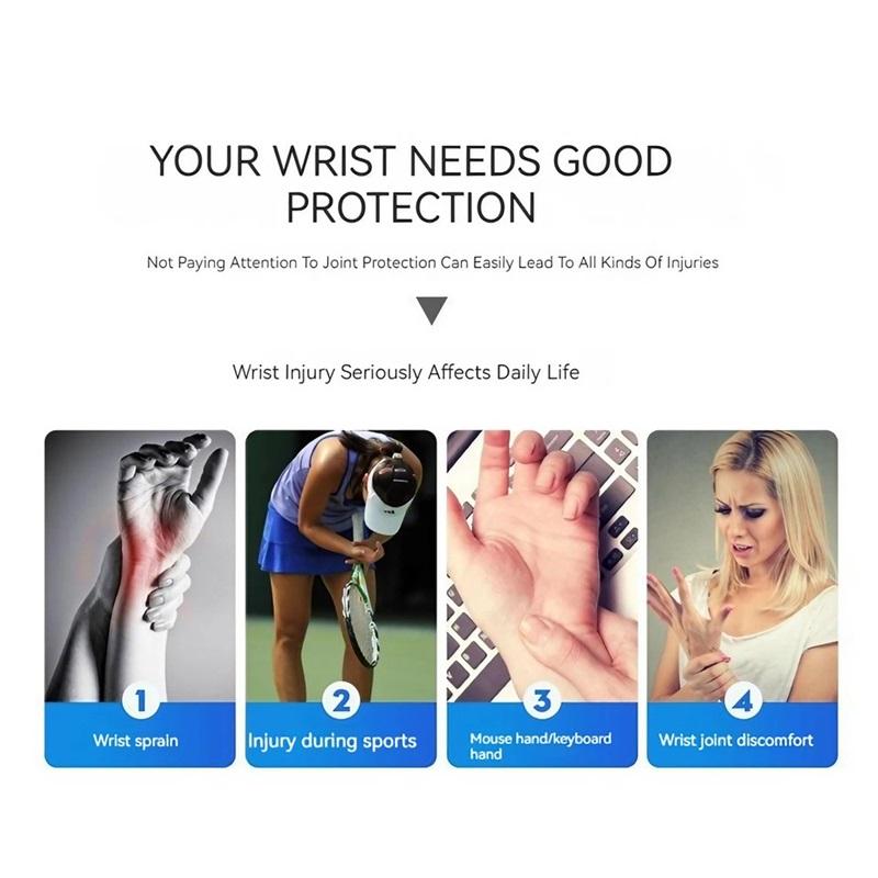 Fitness Strength Bandage Hand Wrist Straps Sports Wristbands Support Wrist STONEGO Gym Wraps Wrist Brace