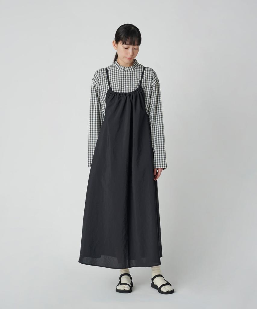 Snow Peak Pe Light Poplin size 1 perfect for and outdoor Dress, BLACK, SH-25SW003, festivals, camping, activities.