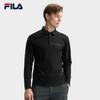 Men's Knitted Long-Sleeve Polo Shirt