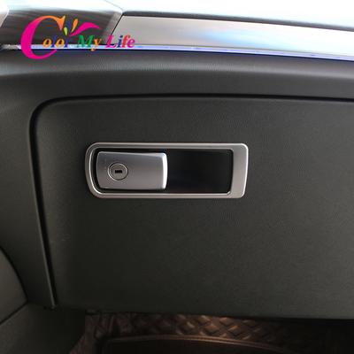 Color My Life Car Copilot Glove Storage Box Handle Cover Trim for Bmw X3 G01 X4 G02 2018 - Stainless Steel