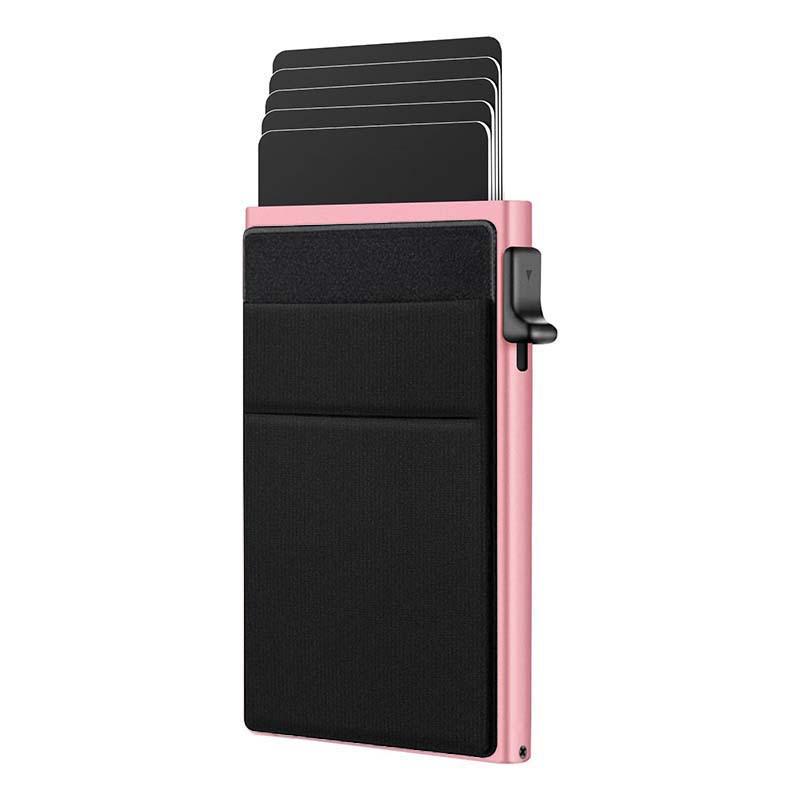 Men's RFID Blocking Metal Wallet & Card Holder