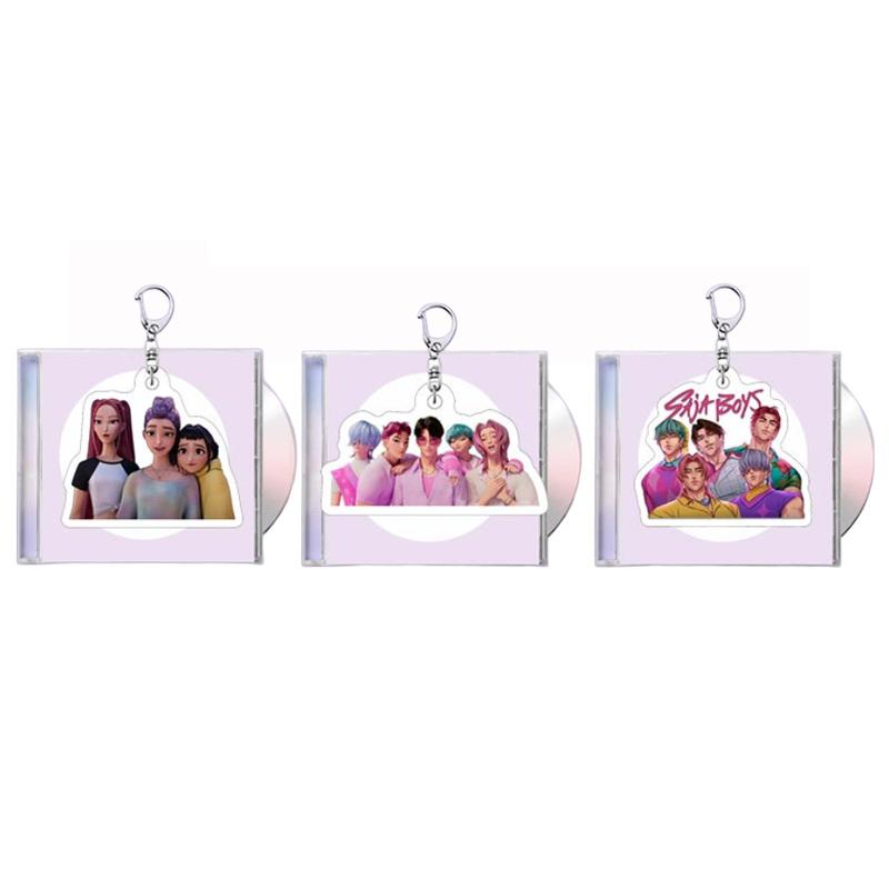K-Pop Demon Hunters Keyring (Huntr/x, Saja Boys, Derpy) (12 Options)