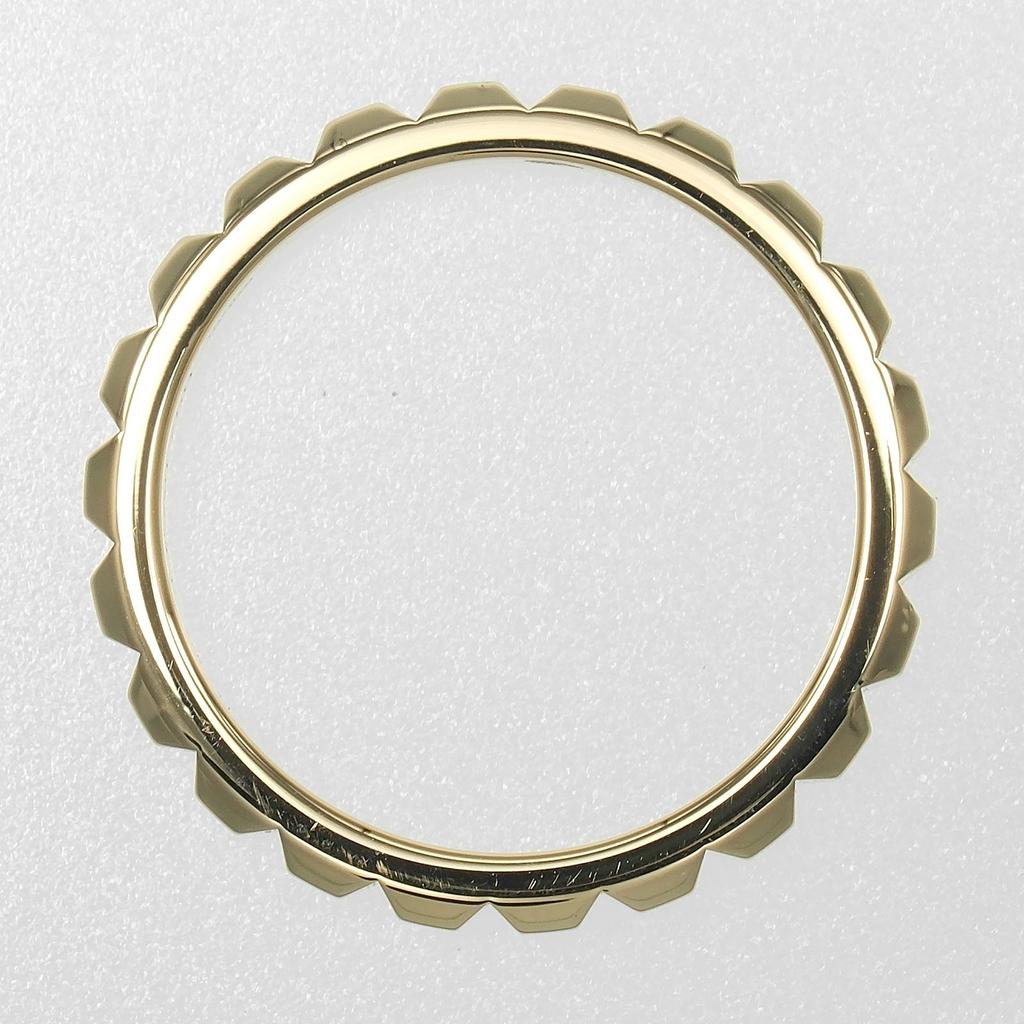 Boucheron Quatre Court Paris Medium Ring K18 Yellow Gold #4.9(US Size) 3.35g Women Used