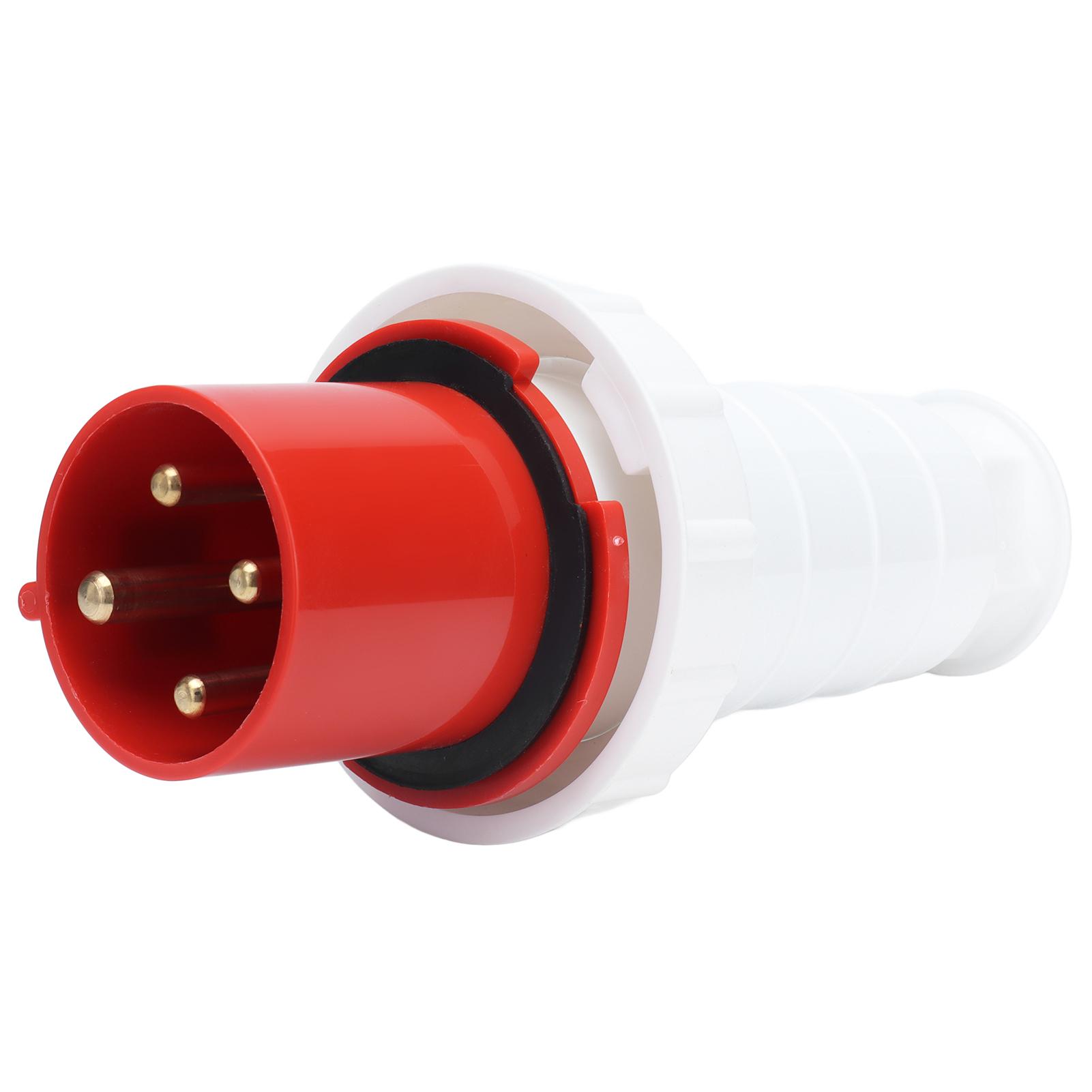 

4 Pin Industrial Plug Heat Resistance Insulating IP67 Waterproof Electronic Accessories for