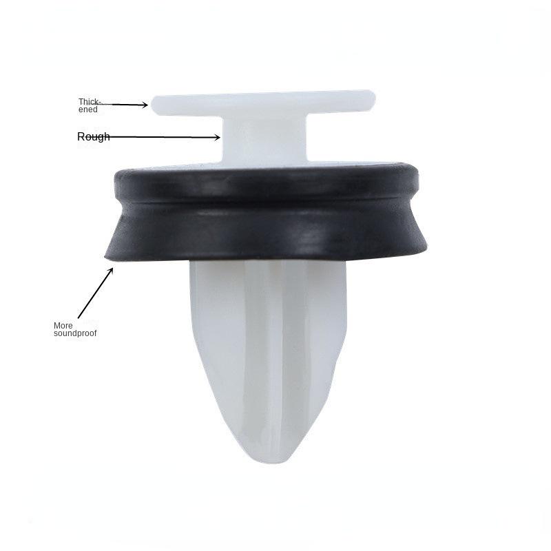 Universal Car Door Panel Clip - Reinforced Plastic Fixing Buckle for A-Pillar, Interior Trim, and Side Skirt.