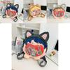 Papergames Fashion Plush Street Style Itabag Backpack With Durable Material For Teens