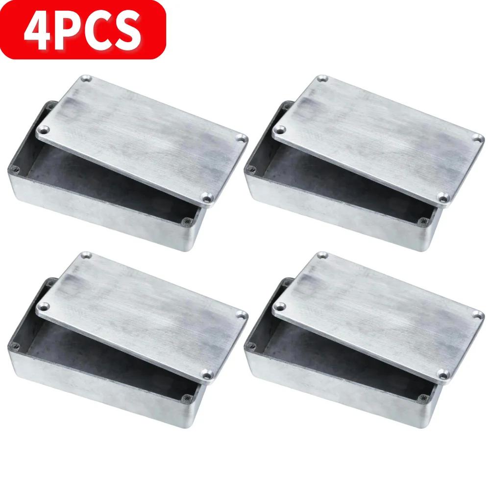 1-5pcs 1590B Guitar Effect Pedal Enclosure w/Screws Aluminum Cable Stomp Box Enclosures Replacement Instrument Shell Durable