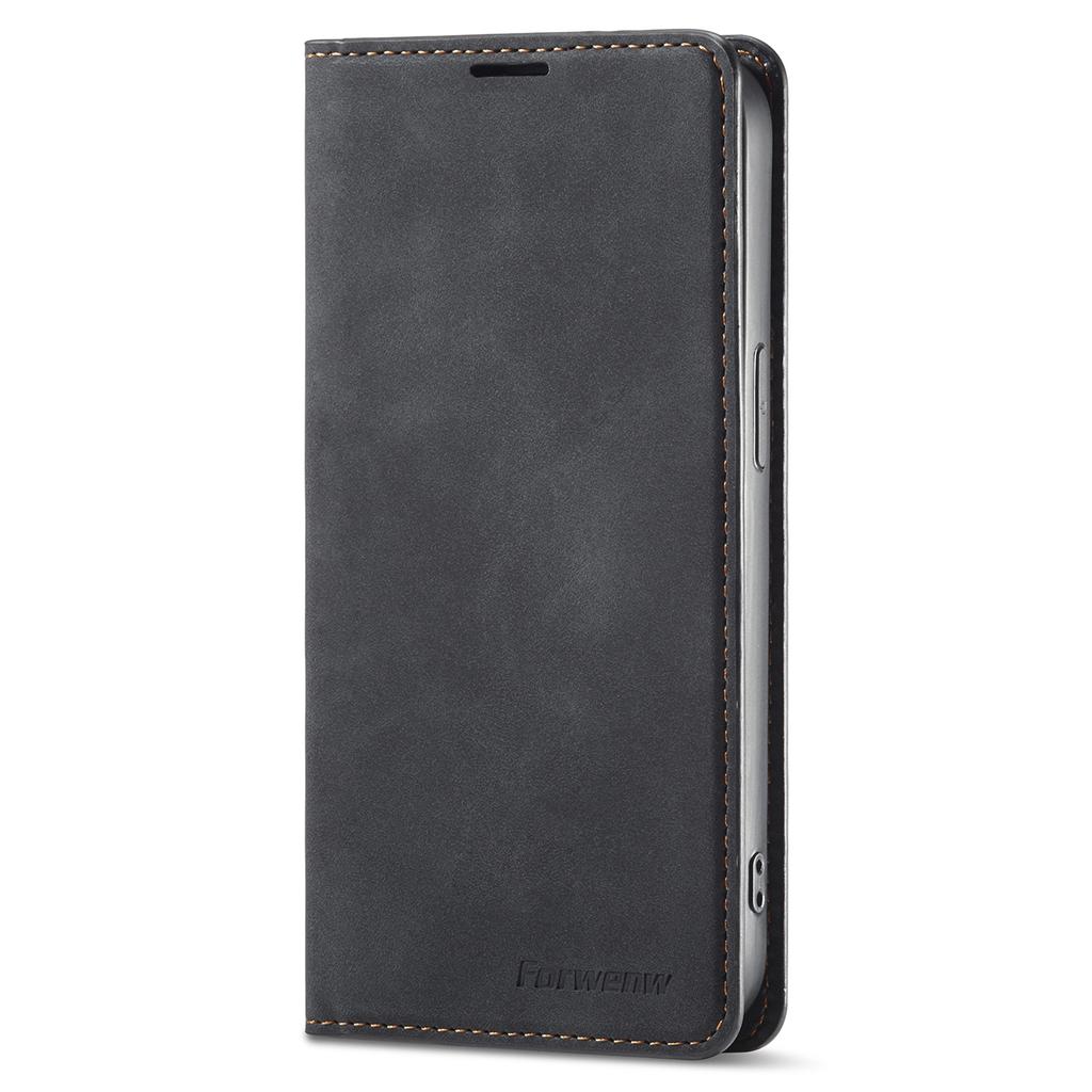 FORWENW Anti-drop Phone Case for iPhone 14 Pro Max,Skin-touch Phone Cover Stand Fantasy Series Leather Wallet Case