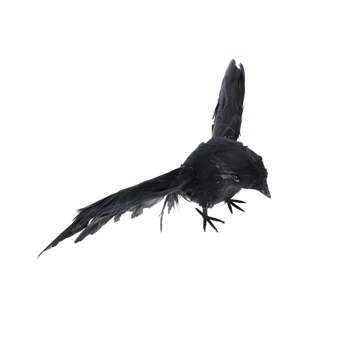 Реалистичный реквизит вороны Черный реквизит летающих птиц Жуткий уличный XXL