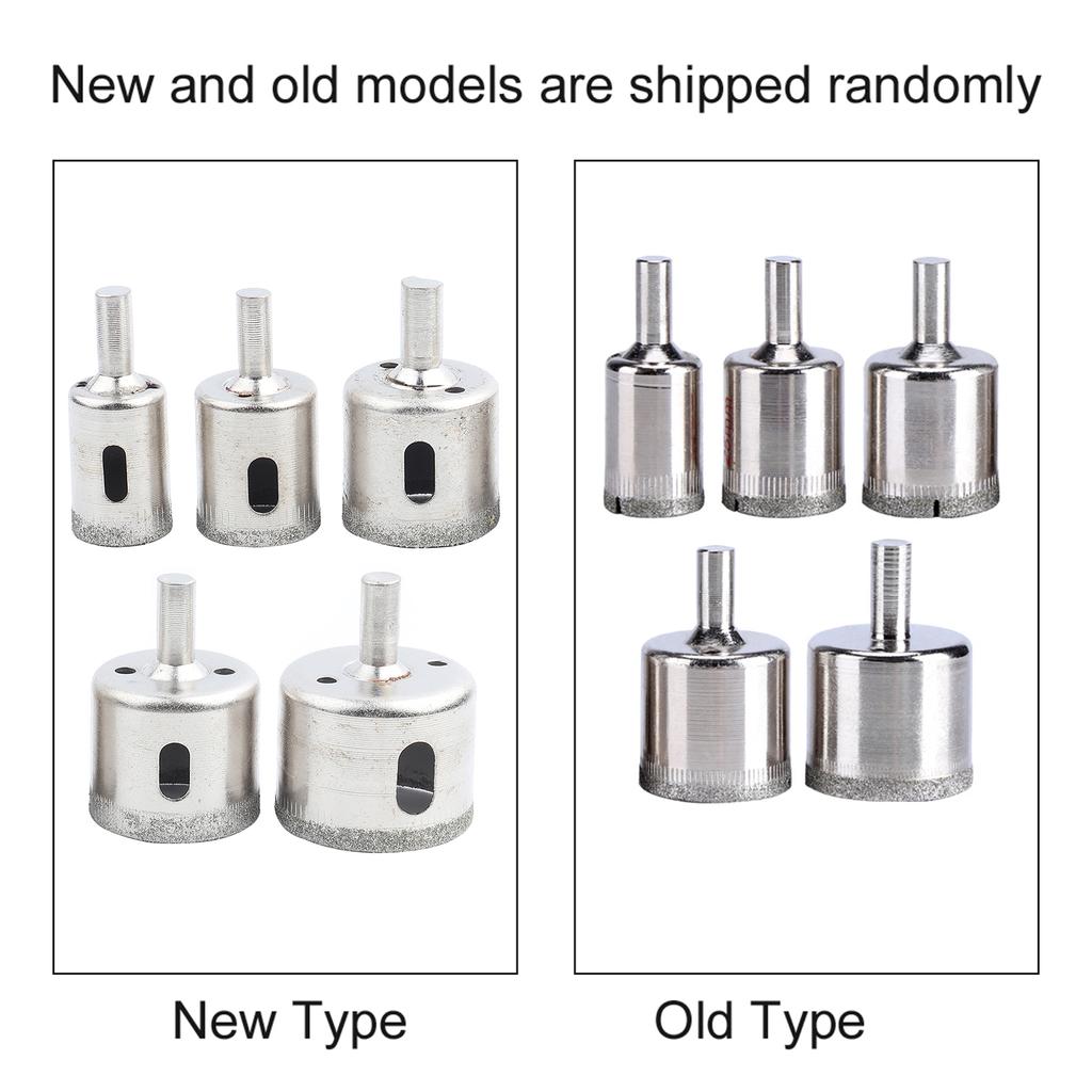 5Pcs Diamond Tile Hole Saw Drill Bit Bits Set Glass Marble Granite Slate Cutting Tool