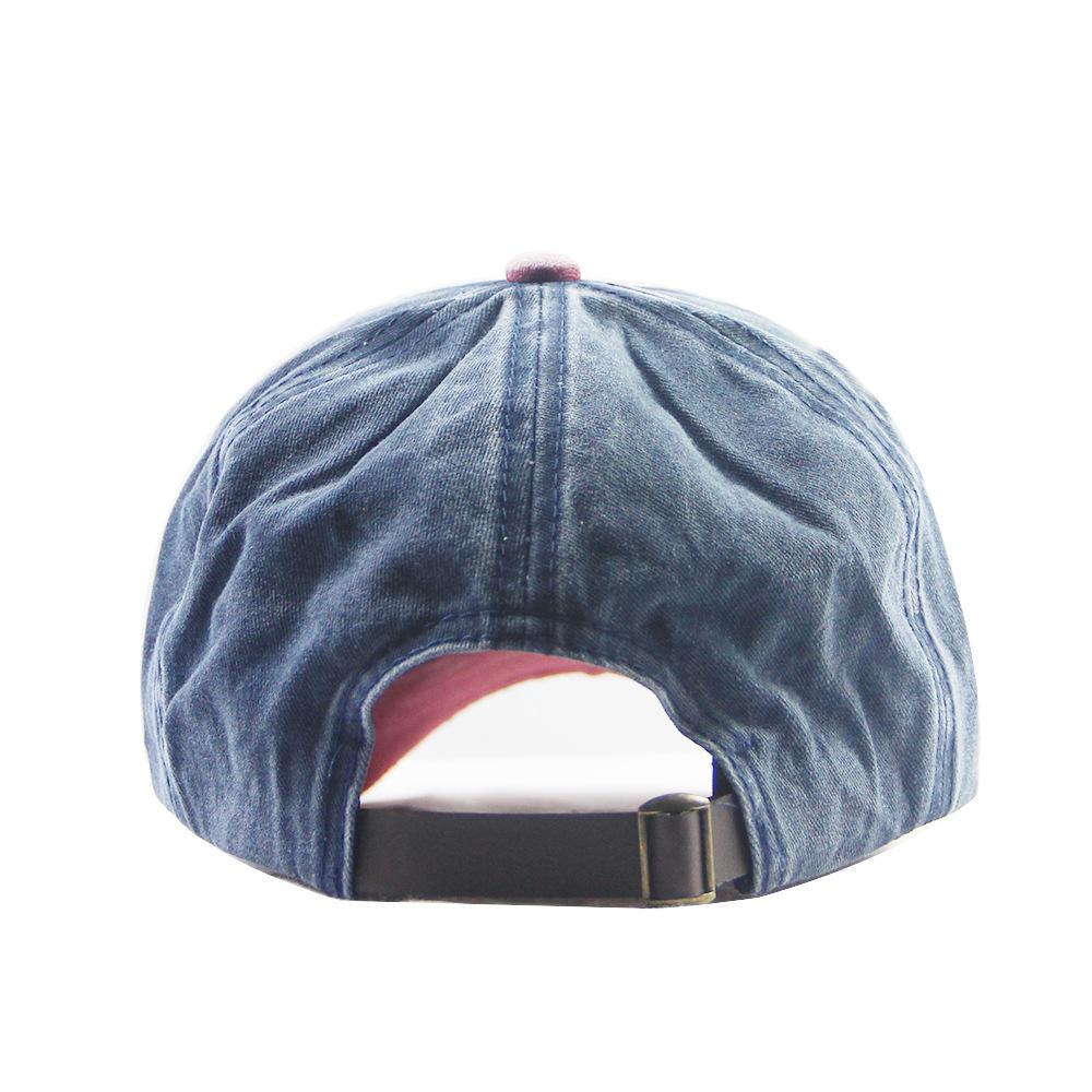 Motorcycle Print Baseball Cap Letter Pattern Printing Distressed Retro Hip-Hop Cap Mountaineering Running Cycling Sports Cap