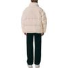 FILA Down Jackets Unisex White Stand Collar Thickened Puffer Jacket FS2DJE4801X-CRM