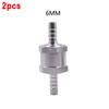 Fuel Non Return Check Valve 6/8/10/12mm Aluminium Alloy Petrol Diesel Water Fuel Line One Way for Peugeot Renault