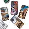 America Route 66 Handyhülle Für IPhone 14 11 12 13 Mini Pro Max 8 7 Plus X XR XS MAX Durchsichtig Mattes Cover