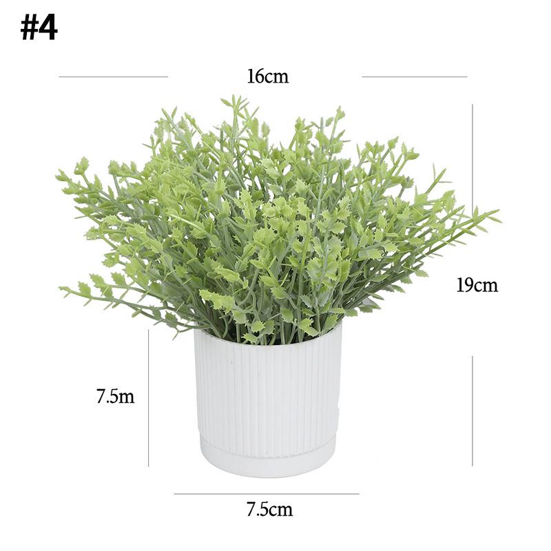 Fake Plant Potted Workspace Table Accessorie Wedding Accessorie Artificial Flower Ornament Household Decoration Room Desktop Decor