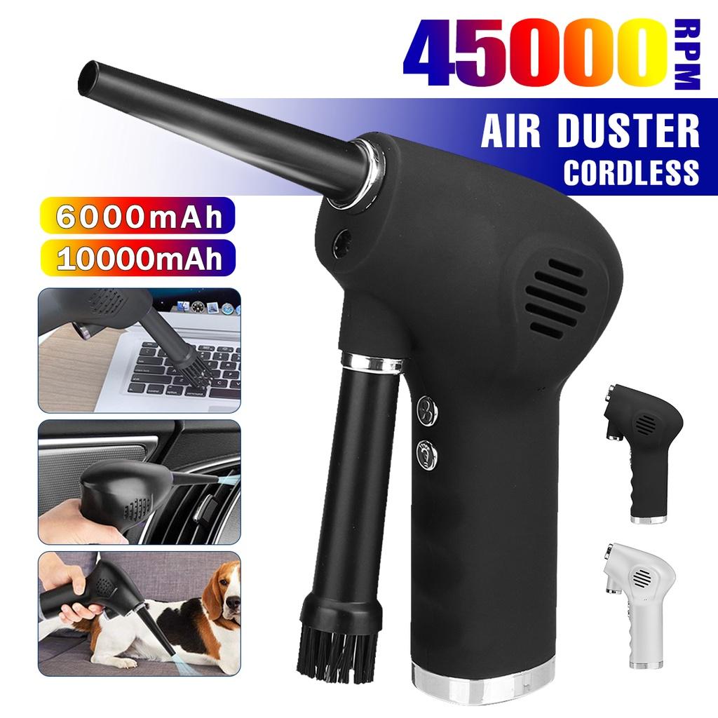 45000RPM Cordless Air Duster Compressed 65W Air Blower 10000/6000mah For Computer Keyboard Laptop Camera Rechargeable Cleaning Tool
