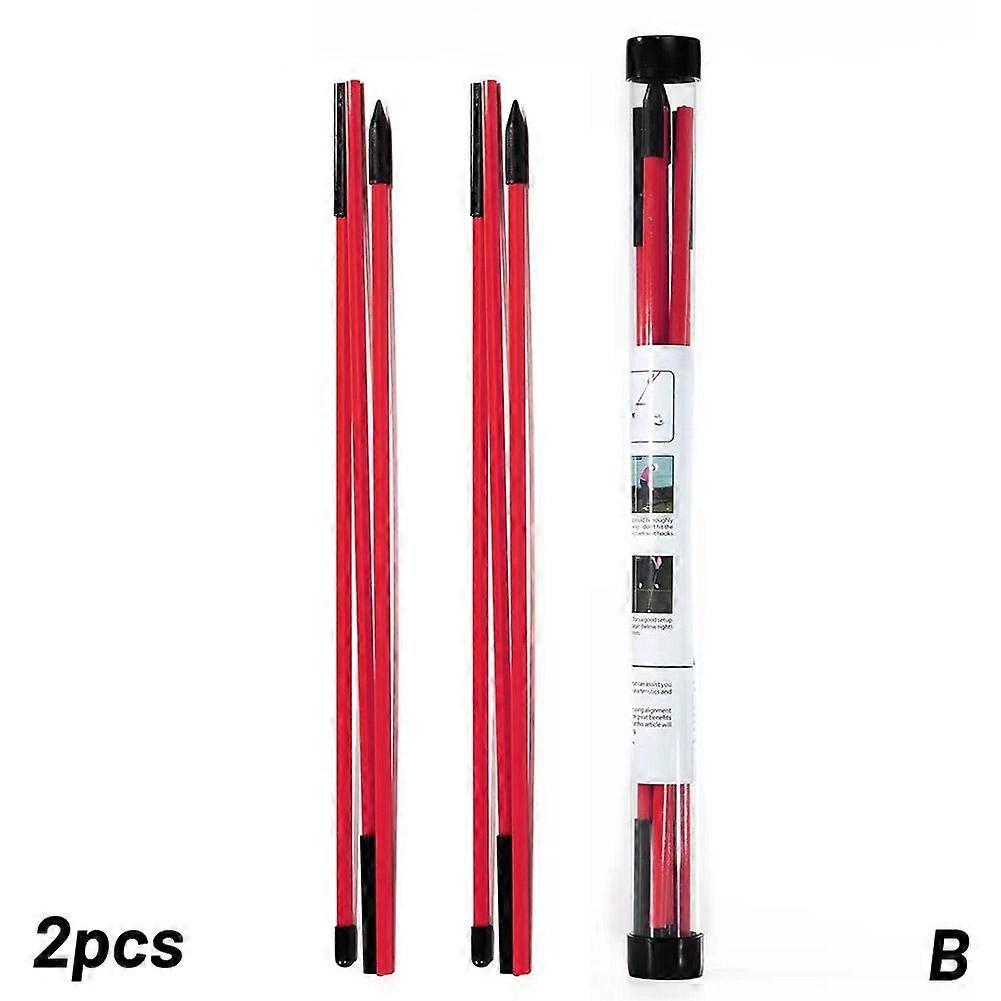 48" Golf Alignment Stick Rod Pole Full Swing Training Setting Practice Folding