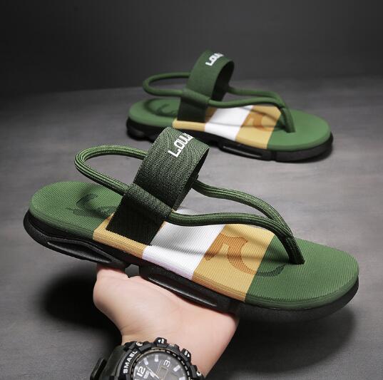 New Men's Sandals Dual Use Summer Men's Wear Thick Soled Sandals Wholesale Trend Beach Shoes D593