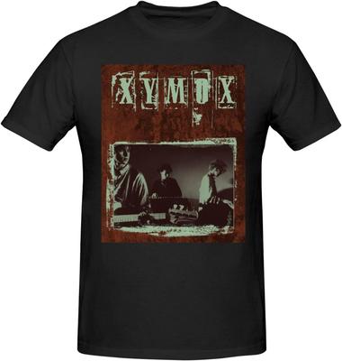 Clan of Xymox Kurzarm T-Shirt Klassischer Rundhalsausschnitt Lässig