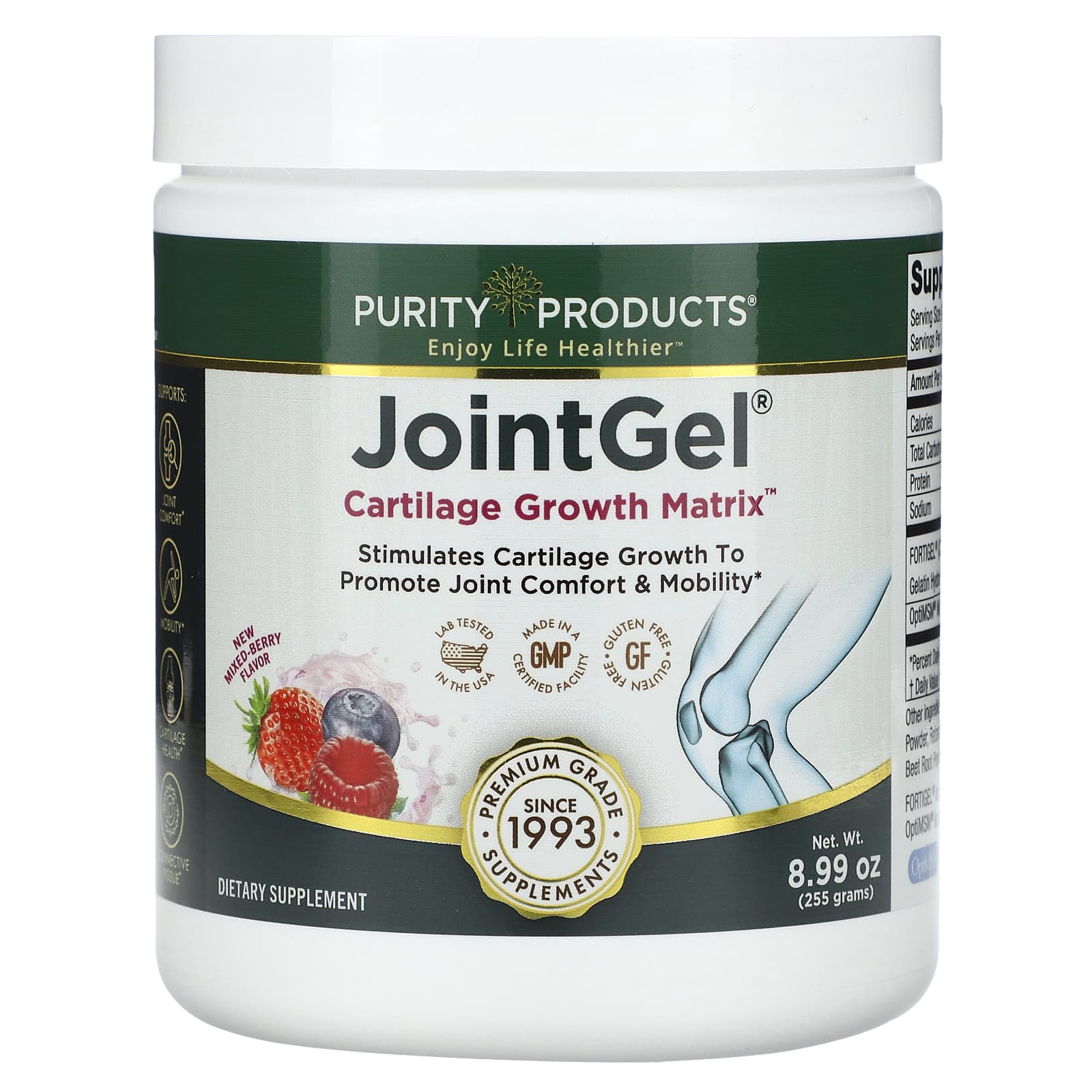 

Jointgel, Mixed Berry, 255G(8.99Oz)
