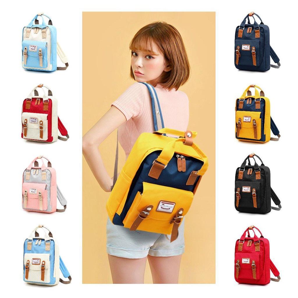 Unisex Nylon Backpack With Soft Handle And Interior Slot Pocket Perfect For School