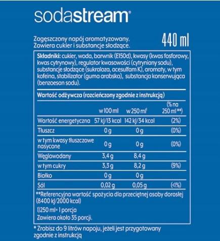 Sodastream Pepsi Concentrate
