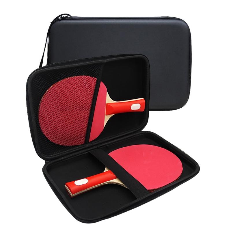Pingpong Paddle Bag Waterproof Case Portable Hard Table Tennis Racket Bag