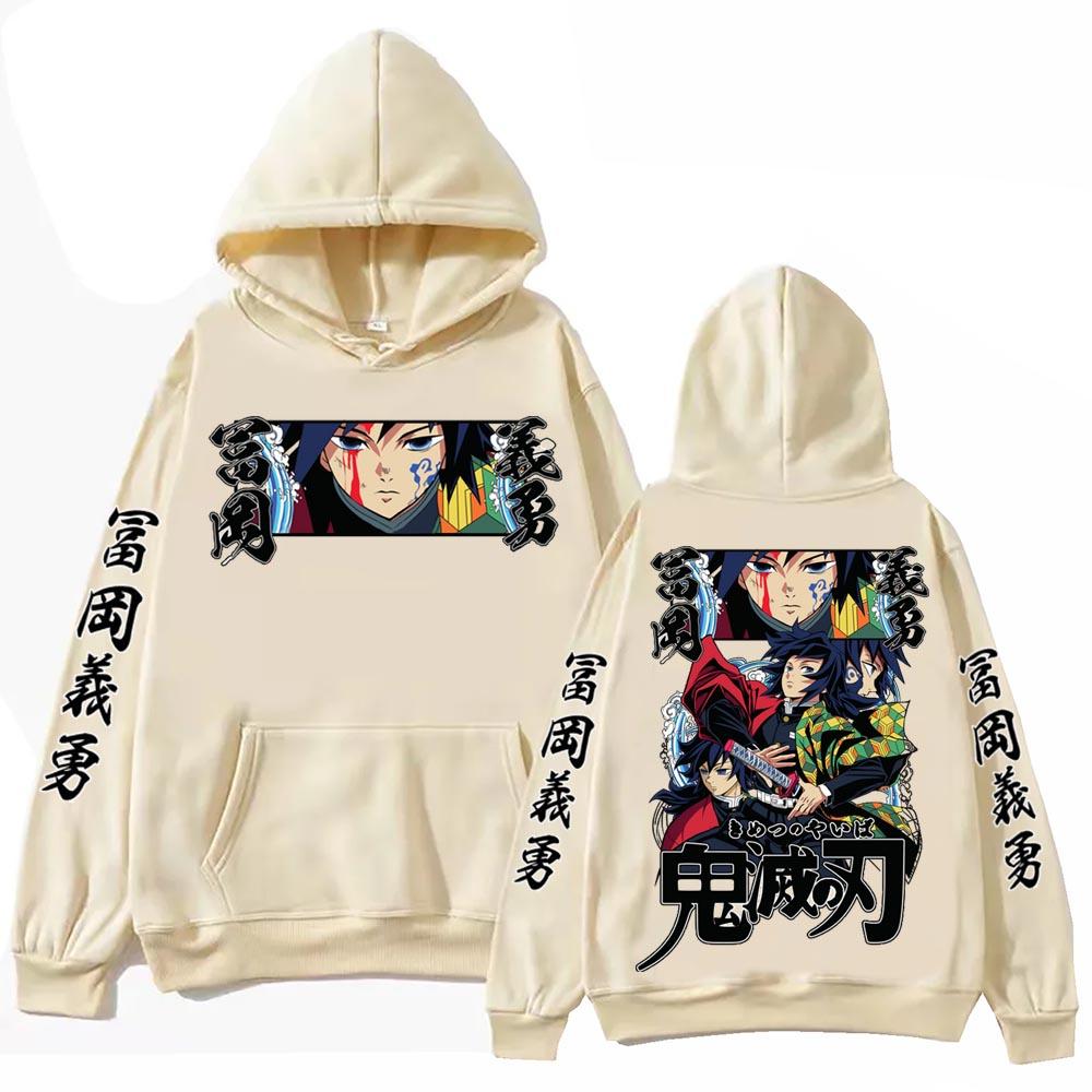 

Горячее Аниме Клинок Рассекающий Демонов Томиока Гию Крутая Графика Толстовка с Капюшоном Мужская Женская Манга Толстовки Повседневная Толстовка Харадзюку Мужская Уличная Одежда 4XL хаки
