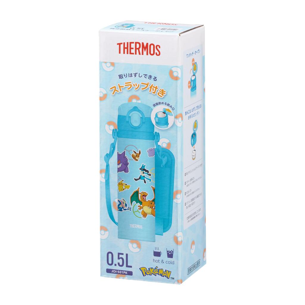 Thermos Vacuum Insulated Kids' Portable Mug 500ml Light Blue (JOI-501PK) (Pokemon Series) LB