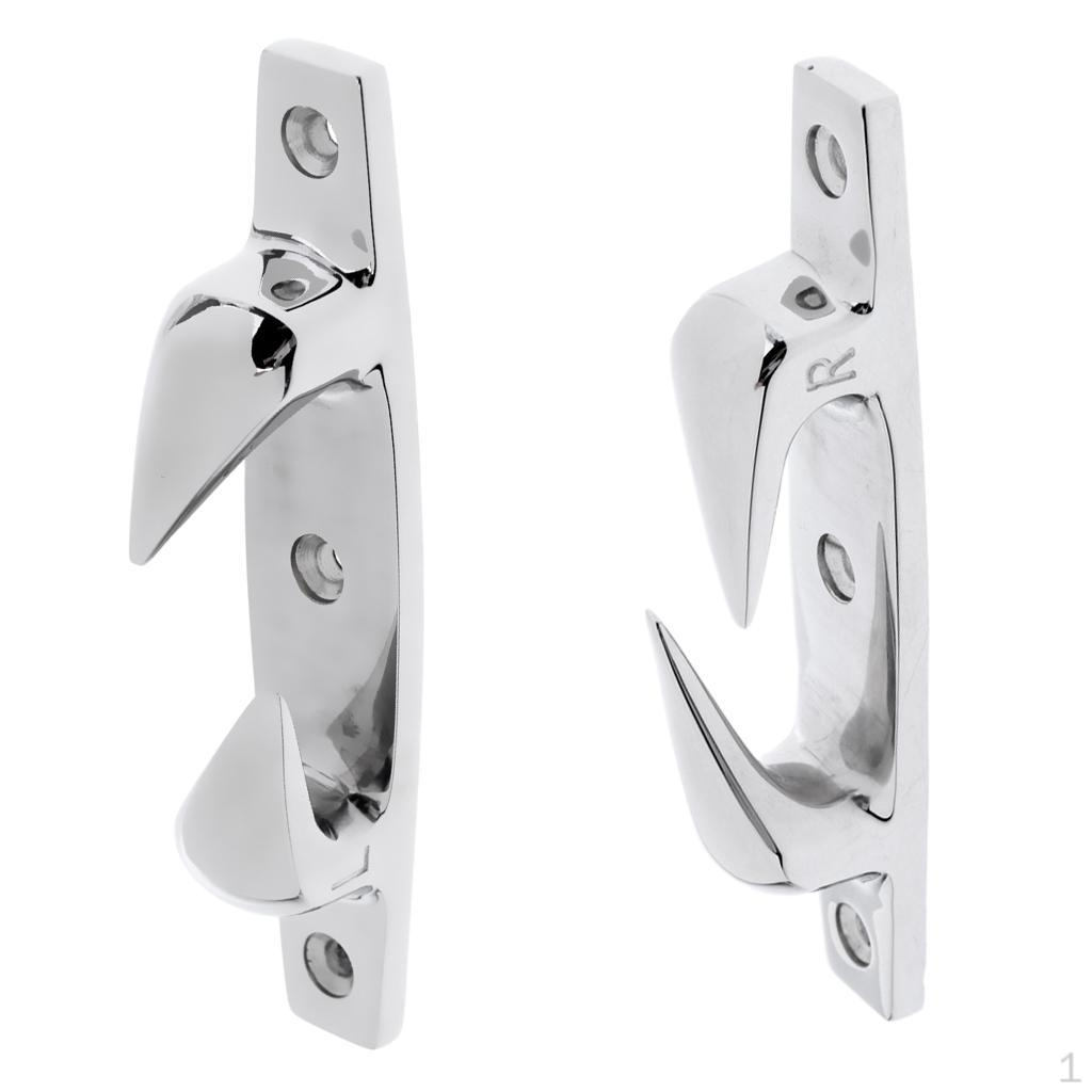 

1 Pair Fairlead Cleat Bow Chock Rope Dock Sailing Boat Marine Hardware 119mm 4.69