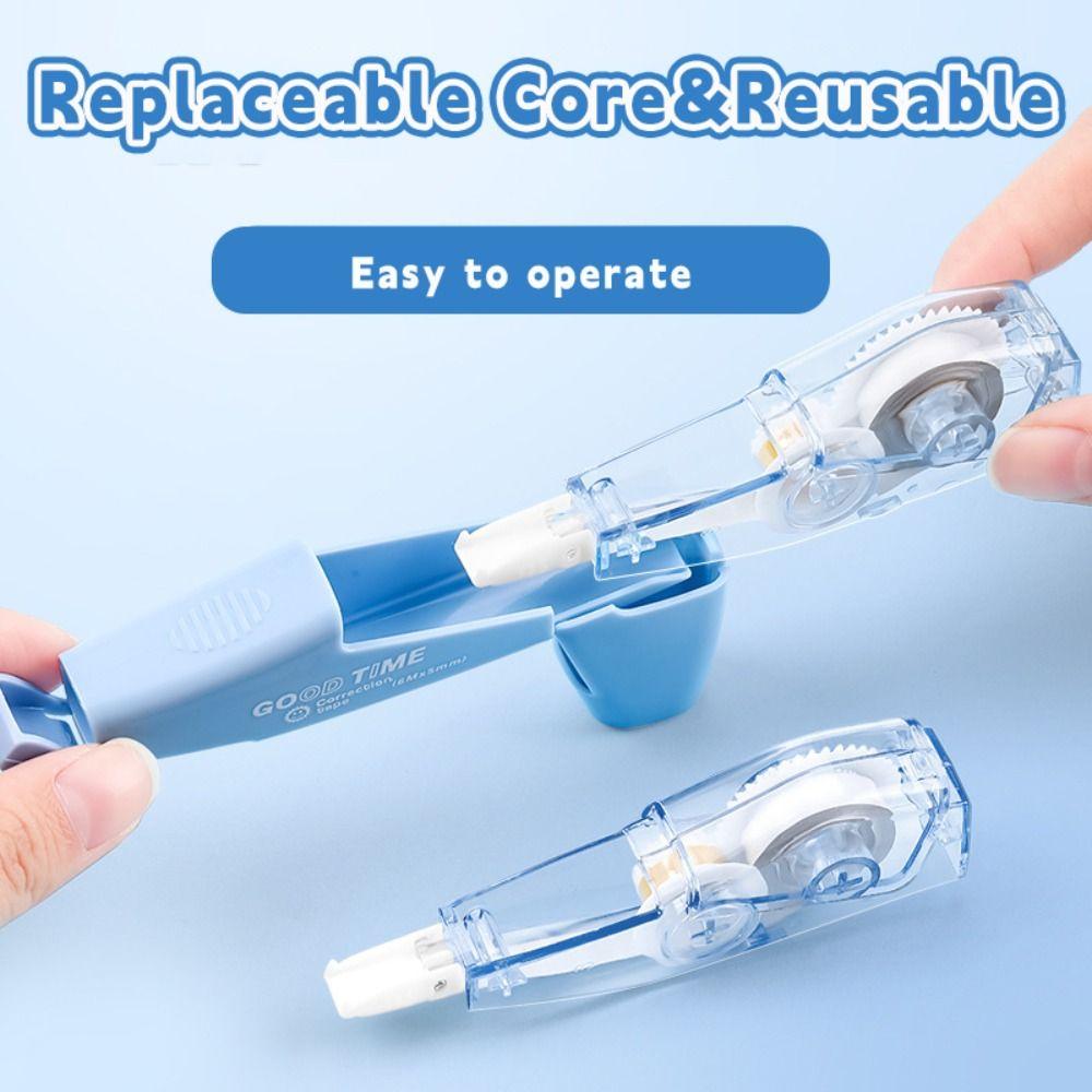 6PCS/Set Gradient Color Correction Tape Pen Shape Correction Stationery Correction Band Students
