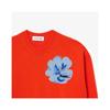 LacoSte Women S Flower Croc Crewneck Sweater Af7028 54n P40