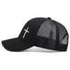 2026 New Fashion Cross Embroidery Baseball Cap for Men Women Fashion Hip Hop Trucker Cap Cotton Casual High-quality Net Hat