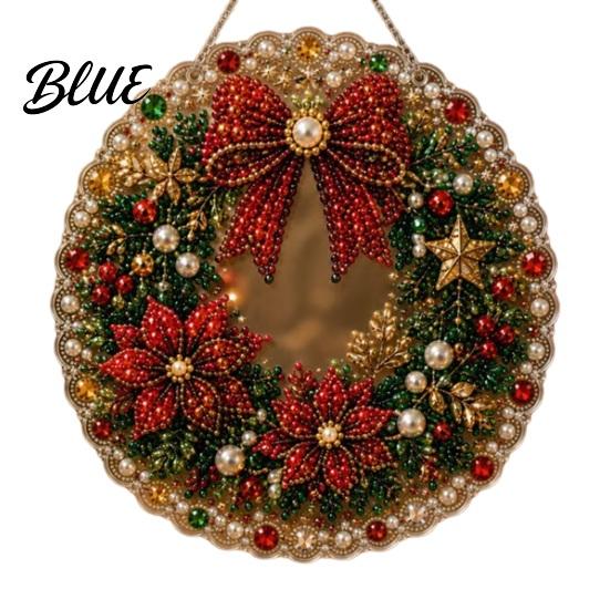 Creative Holiday Activity Gift Christmas Faux Pearl Painting Hanging Ornament Kit DIY 3D Beads Party Crafting Accessories Art Craft Acrylic