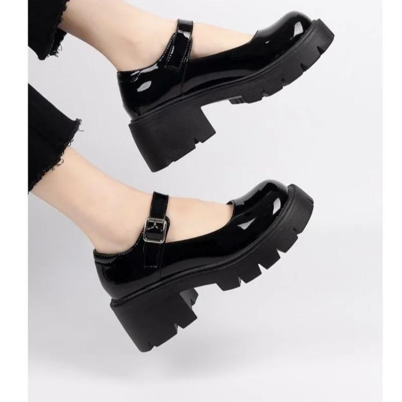 Women's Shoes 2025 Brand Shallow Women's High Heels Buckle Strap Plus Size Dress Best Seller Heels Women Mary Jane Shoes