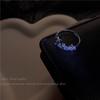 Neuer trendiger frischer und süßer Super-Flash-Zirkon-Blattring für Damen, personalisierter blühender verstellbarer Zeigefingerring