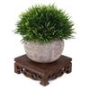 Wooden Retro Tea Tray Table Delicate Small Square Teapot Bases Vase Decor Solid Wood Bonsai Pedestal Wooden Base Serving Tray