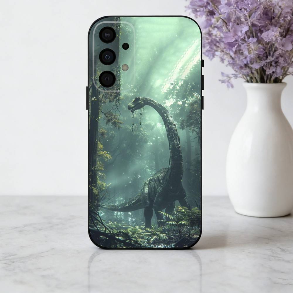 Cool D-Dinosaur Art  Phone Case For Samsung Galaxy A73,A72,A71,A70,A53,A52,A51,Soft Silicone Black Cover