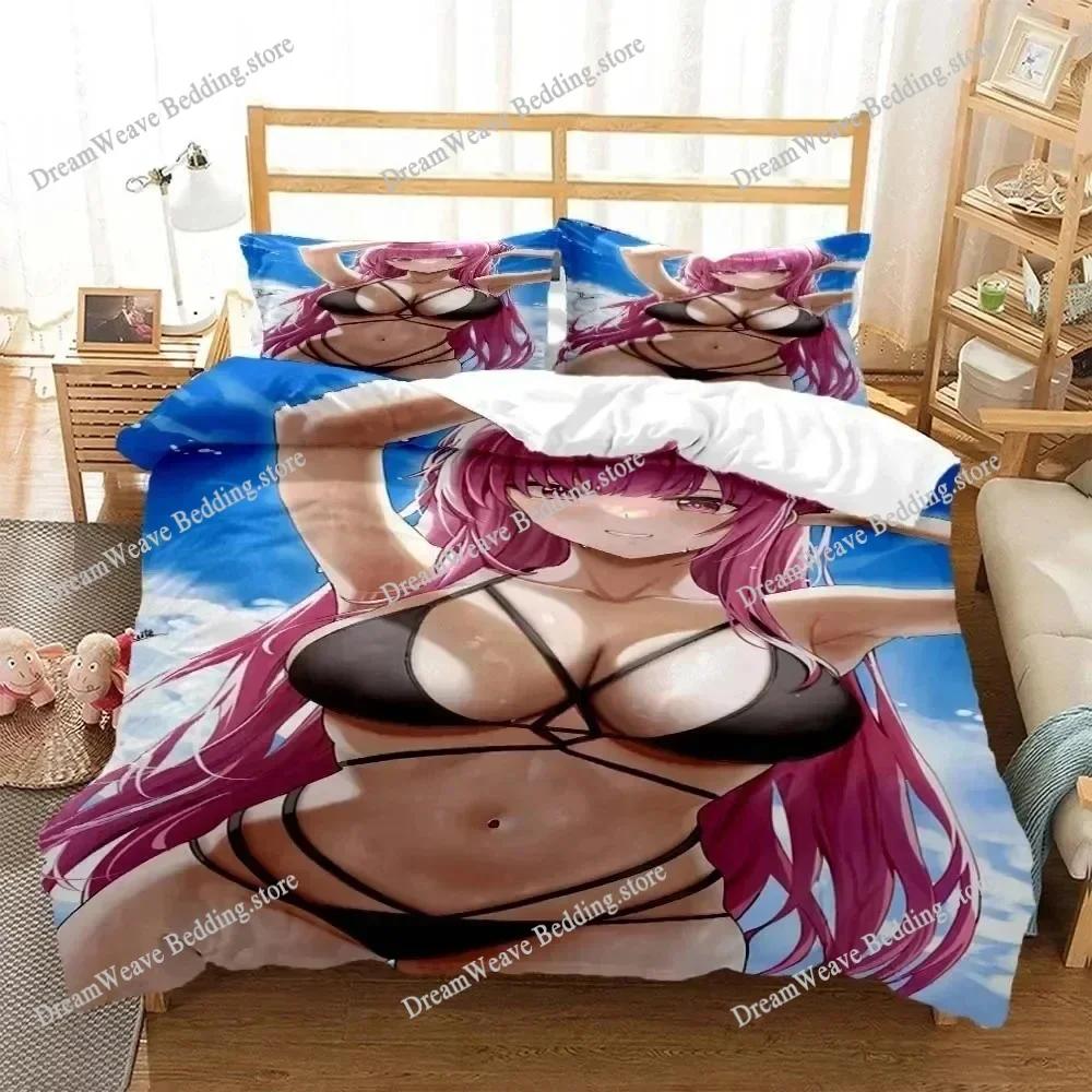 3D Printed Anime Sexy Beauty Bedding Set Boys Girls Twin Queen Size Duvet Cover Pillowcase Bed Kids Adult Home Textileextile741