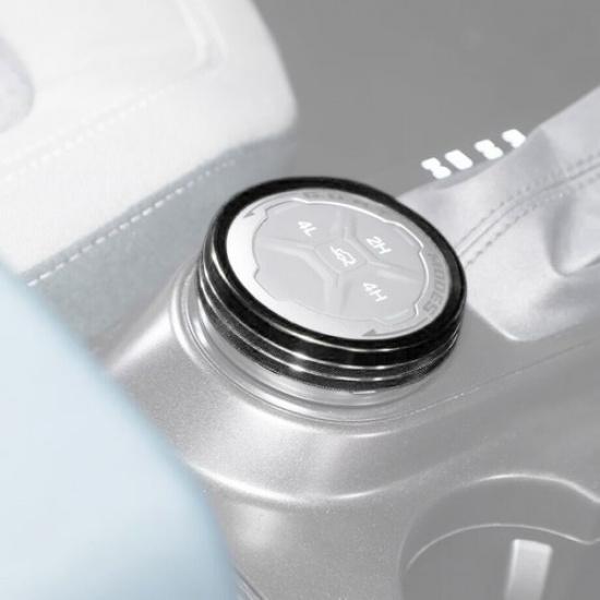 For  - 2024 Ford Bronco Black Centre Control 4WD Switch Cover Knob Ring Trim