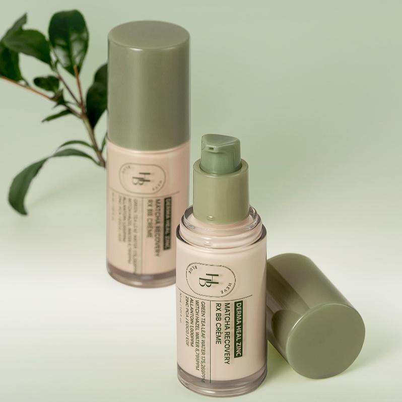 HEVE BLUE Derma Heal Zinc Matcha Recovery RX BB Cream 30ml