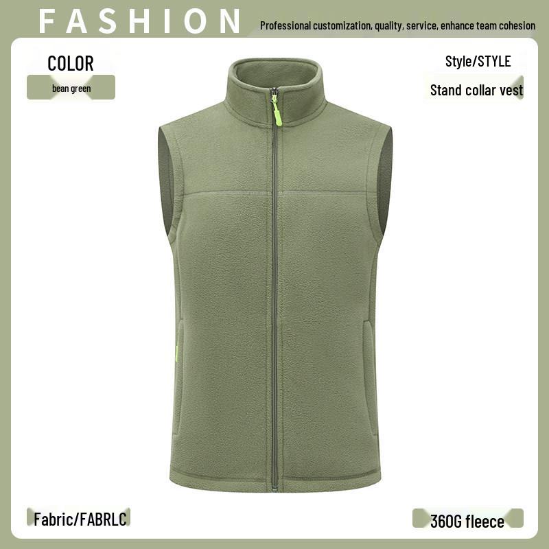 DJI Custom Logo Polar Fleece Vest - Winter Corporate Team Workwear Vest