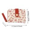Waterproof Short Student Money Bag Pu Zipper Wallets Key Storage Cute Cat Girls Wallet  Student