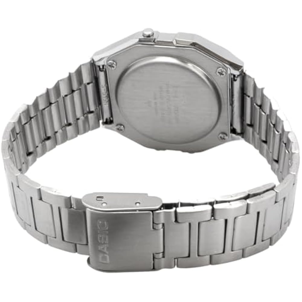 [Casio] CASIO Digital Watch Vintage Series A158WEA-7 Metal Band Unisex Silver Overseas Model [Par...
