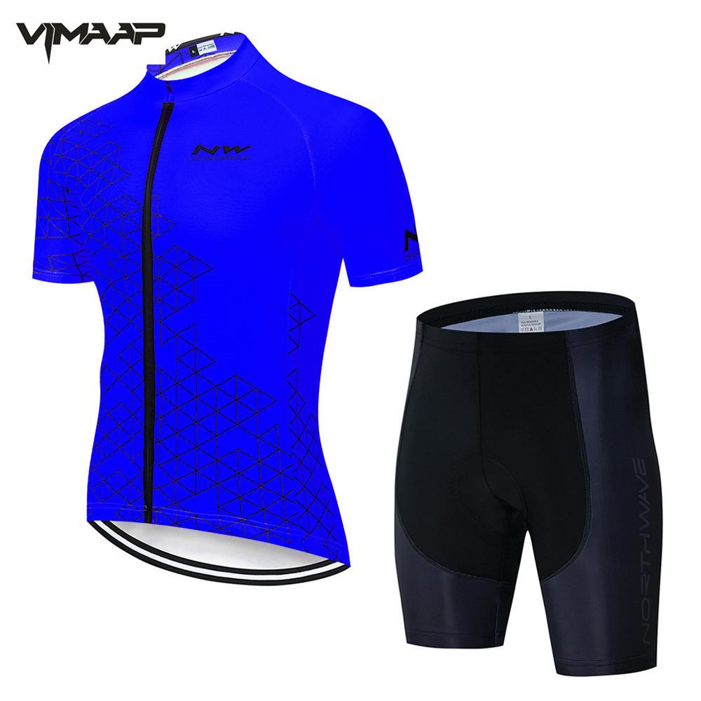 Cross-border NW New Cycling Suit Summer Short-sleeved Top Men's Road Bike Large Size Quick-drying Perspiration Breathable