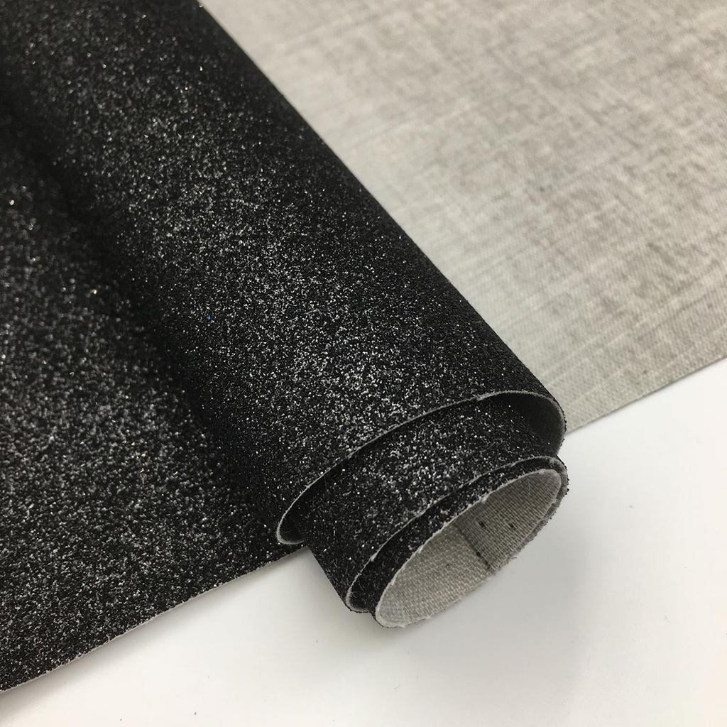 Fine Glitter Fabric Roll iridescent Sparkle Faux Leather Craft Material Bows Bag Decor DIY Sewing Making Sheets