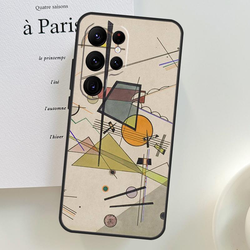 Wassily Kandinsky Abstract Case For Samsung Galaxy S26 Ultra S25 S23 S22 S21 S24 Ultra S10 S20 Plus S25 FE Phone Cover