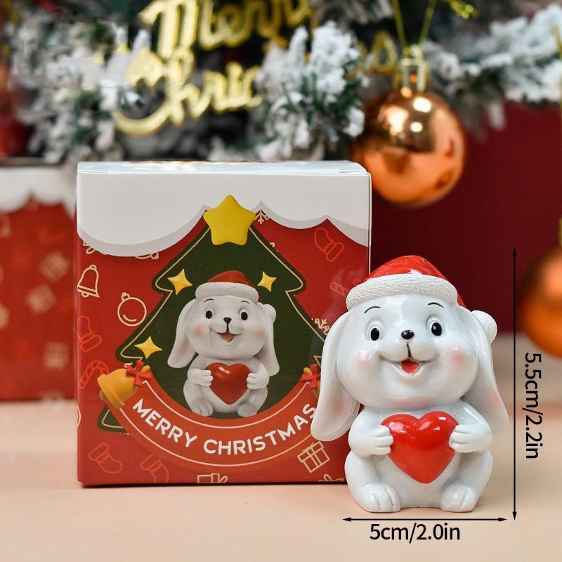 Micro Landscape Christmas Desktop Ornaments New Year Navidad Gifts Room Car Decoration Christmas Party Festival Supplies