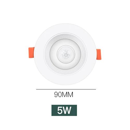 PIR Motion Sensor Spot LED Downlight 5W 10W 15W 20W Recessed Ceiling Lamp LED Spot Light For Entrance Hallway Stairs AC 85-265V