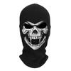 WTACTFUL Scary Skeleton Balaclava Ghost Death Neck Warmer Face Cover Mask Headwear Protection for Motorcycle Cycling Ski Snowboard Cosplay Costume